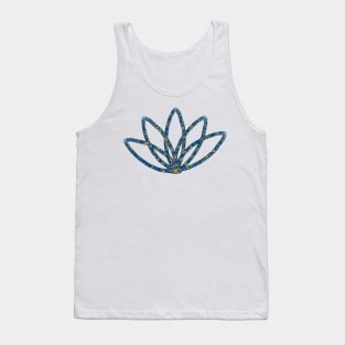 Blue Lotus Tank Top